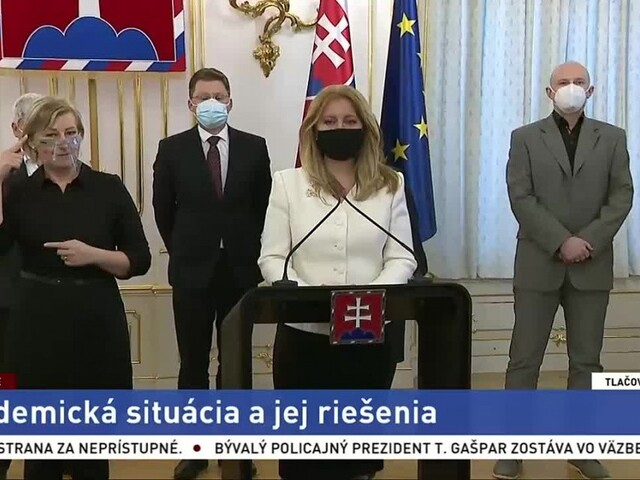 TB prezidentky Z. Čaputovej po stretnutí s expertmi v súvislosti s pandémiou