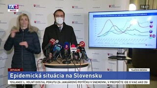 TB M. Krajčího, J. Mikasa a P. Jarčušku o epidemickej situácii na Slovensku