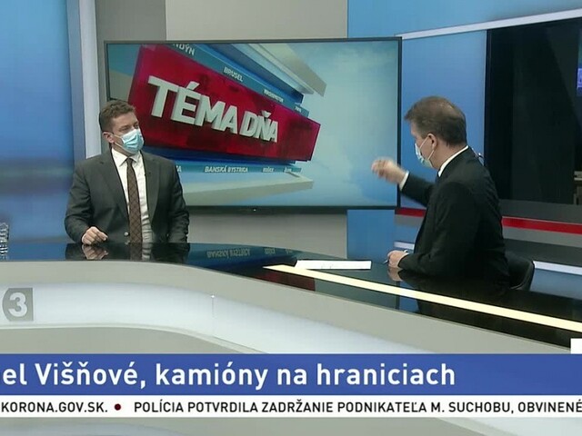 M. Kollár odchádza, príde Sputnik? / Tunel Višňové, kamióny na hraniciach