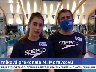 Slovenský rekord Moravcovej prekonala plavkyňa Trníková