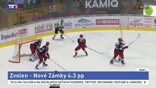 Zvolen vyhral nad Novými Zámkami po predĺžení, prišiel o bod