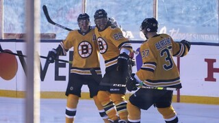 NHL: Hlavnou postavou duelu pri jazere bol Čech Pastrňák