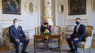 Prezidentka prijala Matoviča a Kollára, rokovali o koronakríze