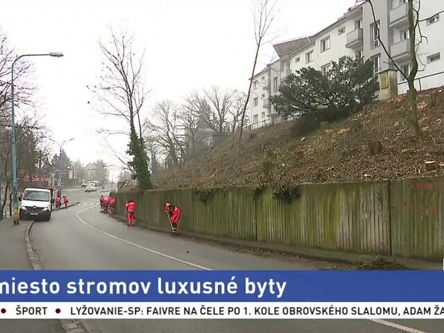 Stromy padli pre výstavbu bytového domu. Ozývajú sa aktivisti a obyvatelia