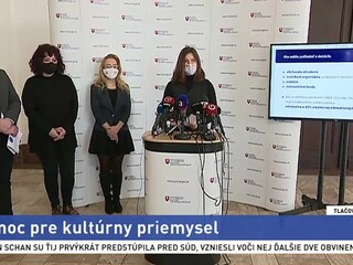 TB ministerky N. Milanovej o pomoci pre kultúrny priemysel