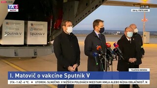 TB I. Matoviča, M. Krajčího a P. Jarčušku o vakcíne Sputnik V