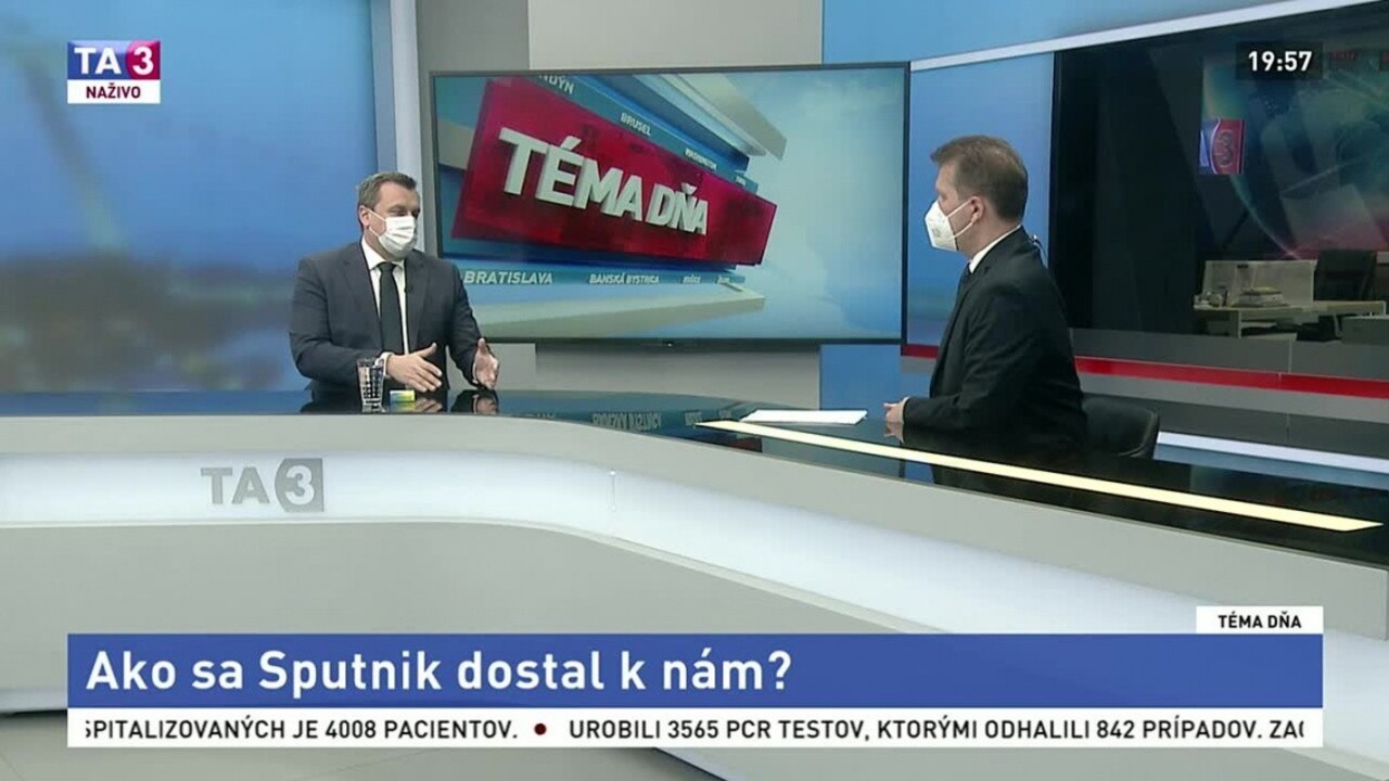 Danko v TA3 ďakoval Matovičovi. Ukázal liek, ktorý by mohli doviezť