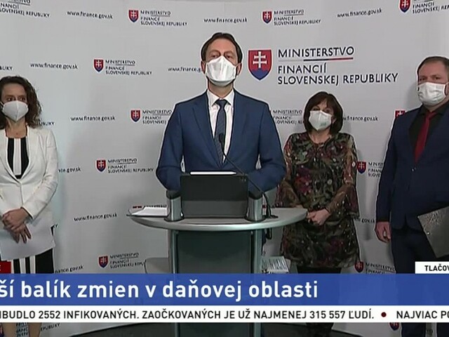 TB ministra financií E. Hegera o zmenách v daňovej oblasti