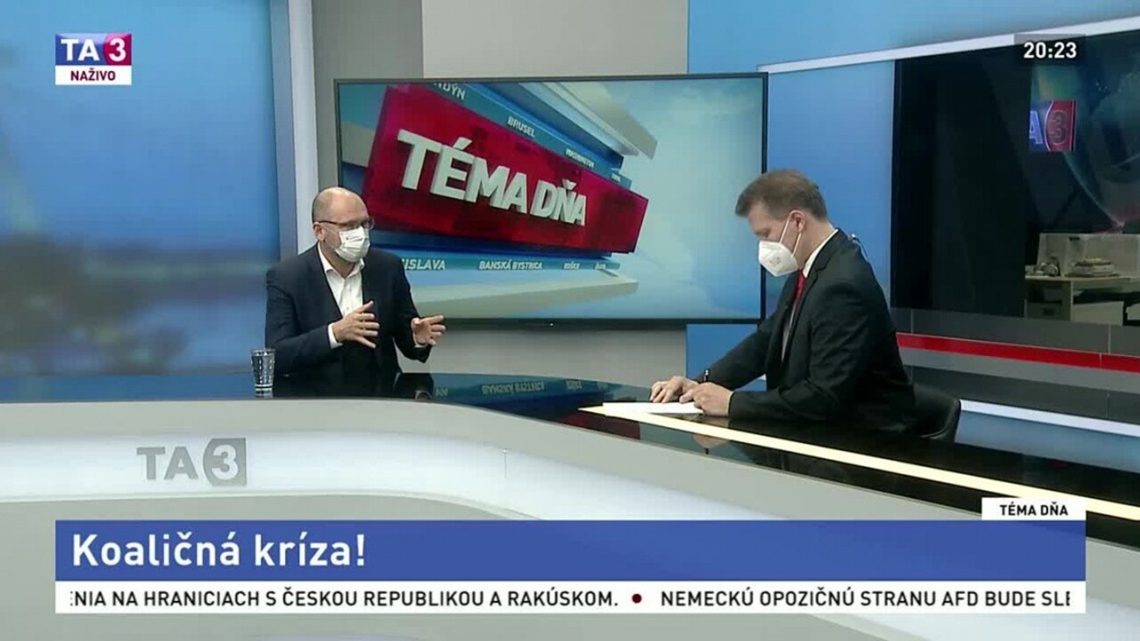 Ľudia sú znechutení, vyhlásil v TA3 Sulík. Vraj nejde iba o Sputnik