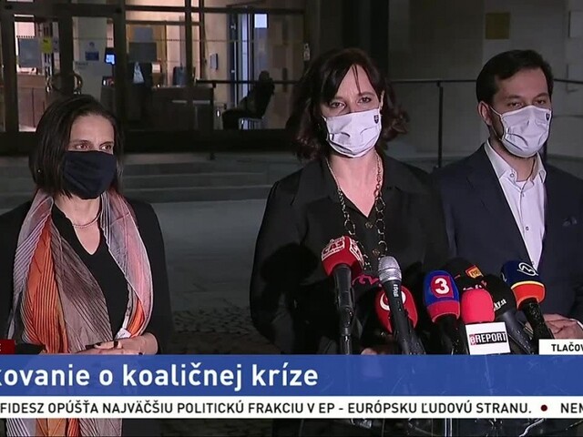 TB lídrov strany Za ľudí o koaličnej kríze