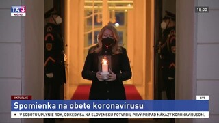 Vyhlásenie prezidentky Z. Čaputovej pri spomienke na obete koronavírusu