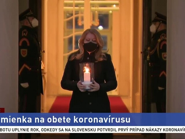 Vyhlásenie prezidentky Z. Čaputovej pri spomienke na obete koronavírusu