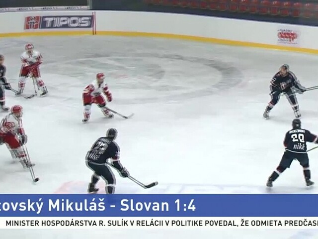 Mikuláš znova bez výhry. Na Liptove bodoval bratislavský Slovan