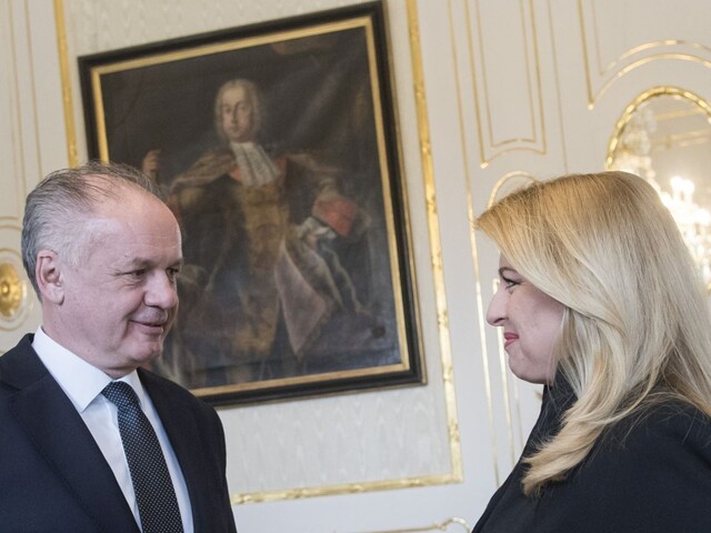 Čaputová prijala v paláci Kisku. Hovorili o dianí na Slovensku
