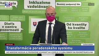 TB ministra školstva B. Gröhlinga o transformácii poradenského systému