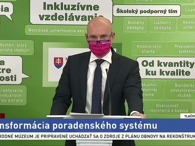 TB ministra školstva B. Gröhlinga o transformácii poradenského systému