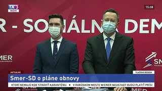 TB podpredsedov strany Smer-SD L. Kamenického a R. Takáča o pláne obnovy