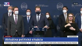Vyhlásenie premiéra I. Matoviča o konci M. Krajčího vo funkcii ministra