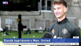 Byť kapitán v United je veľká česť, hovorí mladý Slovák