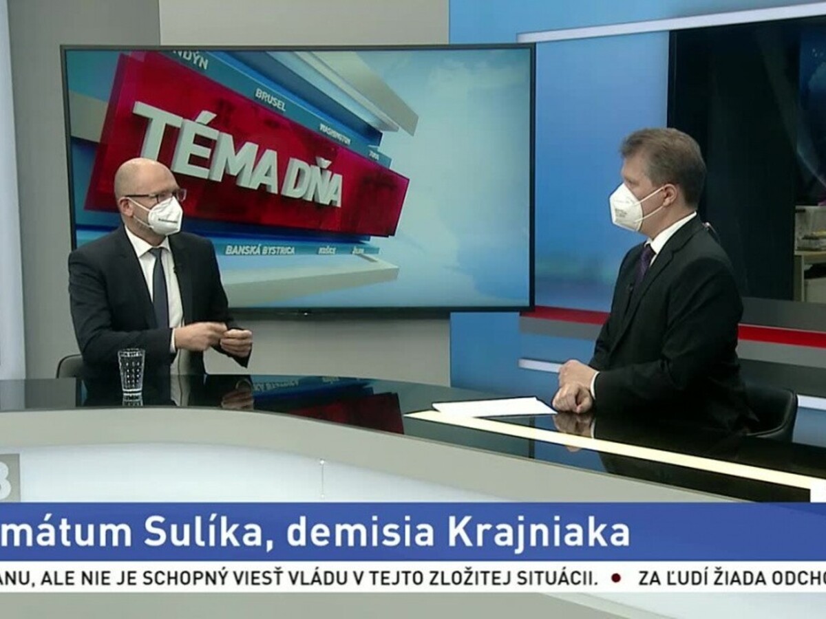 Sulík v TA3: Ak premiér odstúpi a vyzve ma na odchod, odídem