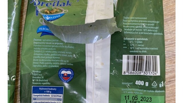 Pozor na nebezpečný špenátový pretlak. Ak ho máte doma, nejedzte ho!