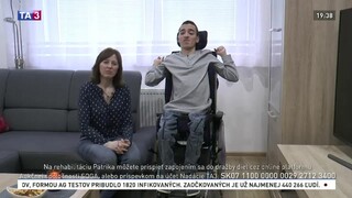 Patrik potrebuje intenzívne rehabilitácie. Pomôcť mu môžete aj vy