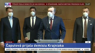 Vyhlásenie bývalého ministra práce M. Krajniaka po podaní demisie