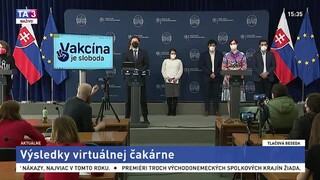 TB E. Hegera a V. Remišovej o výsledkoch virtuálnej čakárne na očkovanie