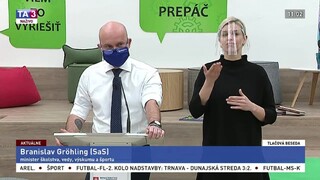 TB ministra B. Gröhlinga o tohtoročných maturitných skúškach