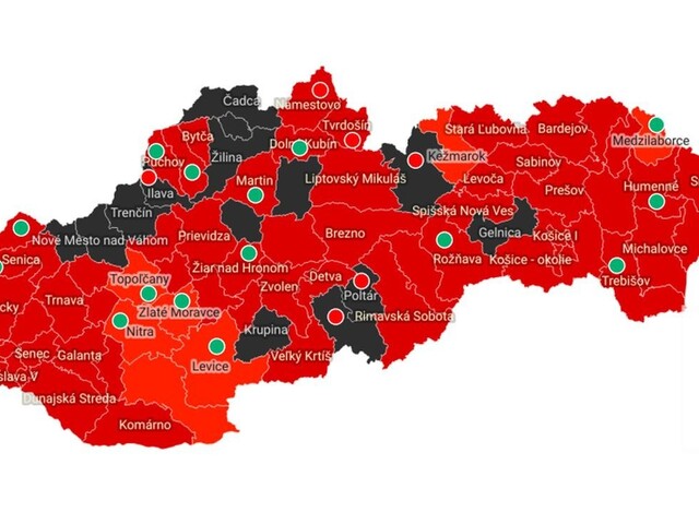 Rozdelenie okresov sa zmení, čiernych bude menej