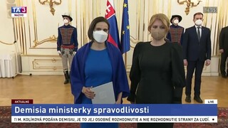 Vyhlásenie prezidentky Z. Čaputovej po prijatí demisie ministerky M. Kolíkovej