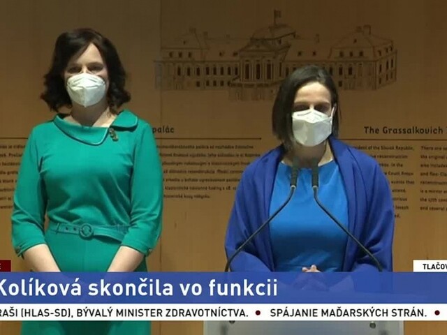 Vyhlásenie bývalej ministerky M. Kolíkovej po podaní demisie