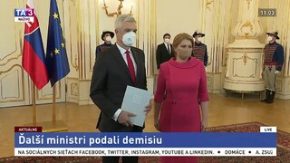Vyhlásenie prezidentky Z. Čaputovej po prijatí demisie I. Korčoka a B. Gröhlinga