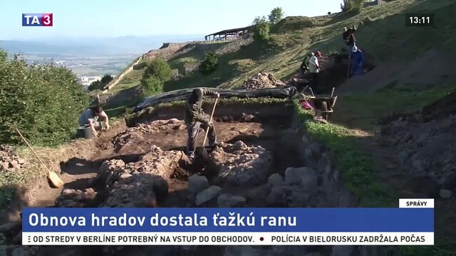 Obnova hradov utrpí, projekt pomáhajúci nezamestnaným skončil