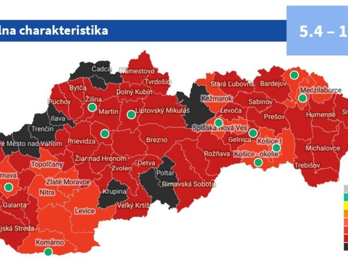 Covid automat sa znova zmení: Čiernych okresov bude menej