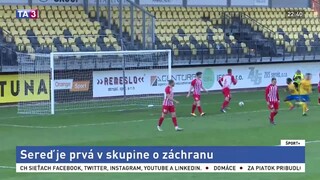 Skupinu o záchranu vedie Sereď, prvýkrát v lige zdolala Pohronie