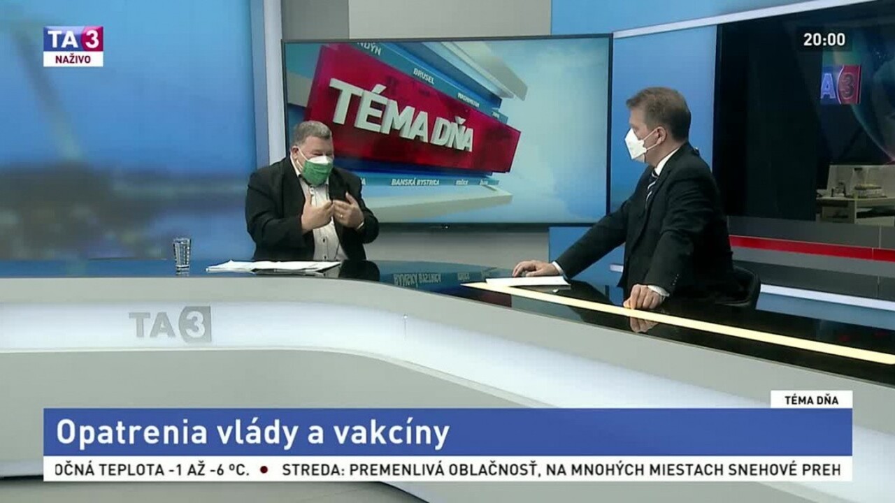Krčméry o výbere vakcín: V lete by to už malo byť možné