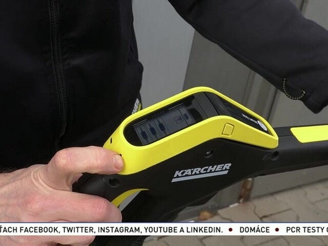 Vysokotlakový čistič so smart technológiou si poradí s každým povrchom