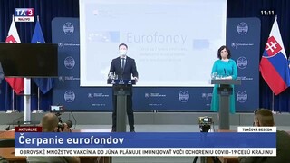 TB premiéra E. Hegera a ministerky V. Remišovej o čerpaní eurofondov