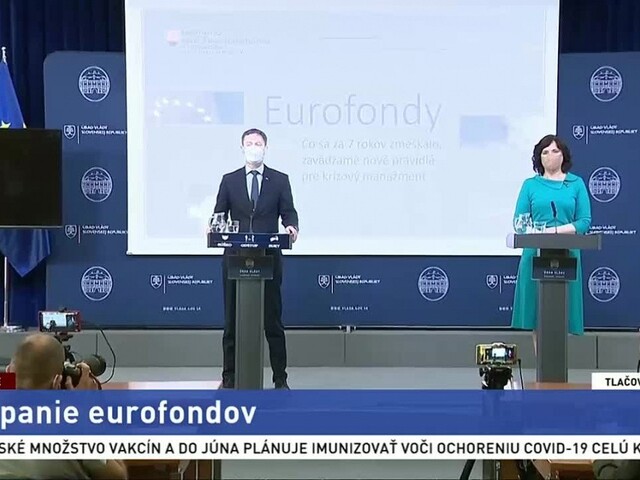 TB premiéra E. Hegera a ministerky V. Remišovej o čerpaní eurofondov