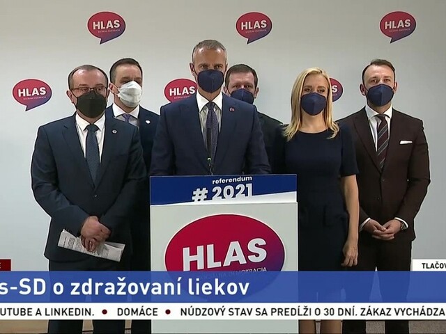TB strany Hlas-SD o zdražovaní liekov i predĺžení núdzového stavu