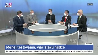 Menej testovania, viac stavu núdze / Kauza: kolúzna väzba