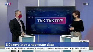 Núdzový stav a nepresné dáta