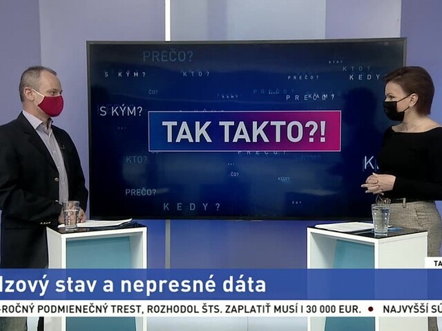 Núdzový stav a nepresné dáta