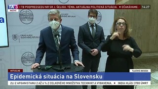 TB ministra zdravotníctva V. Lengvarského o epidemickej situácii na Slovensku