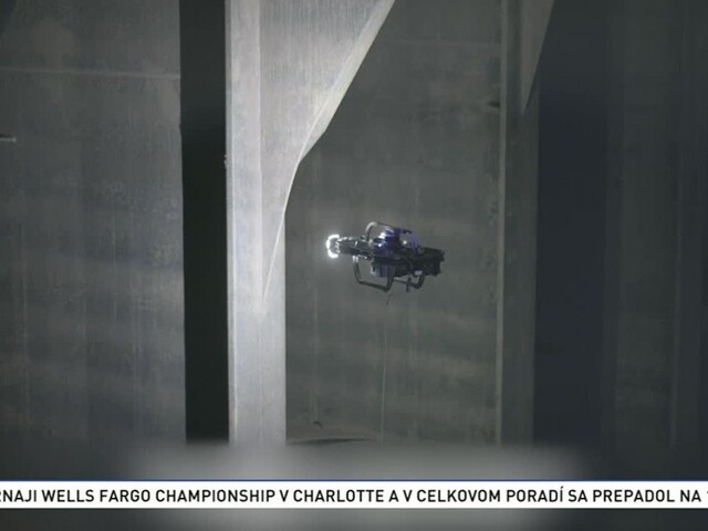 Špeciálne navrhnutý dron pozorne kontroluje tesnosť nádrží v tankeroch
