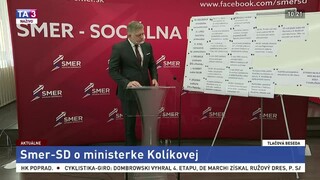TB poslanca R. Fica aj o podržaní ministerky spravodlivosti M. Kolíkovej