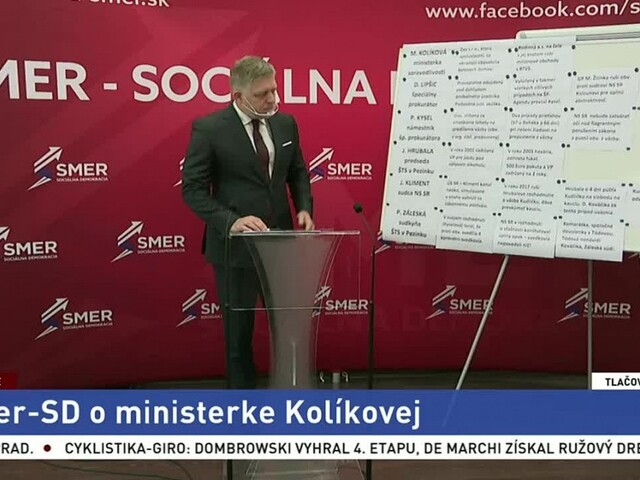 TB poslanca R. Fica aj o podržaní ministerky spravodlivosti M. Kolíkovej
