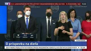 TB predstaviteľov vlády k jednorazovému príspevku na dieťa