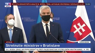 TB ministrov zahraničných vecí o ich stretnutí v Bratislave